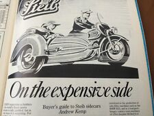 Steib sidecars motorcycle for sale  BRIGHTON