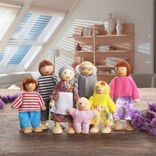 Wooden family dolls for sale  UK