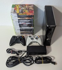 Konsola Xbox 360 S czarna 250 GB - 2x kontroler bezprzewodowy - 19x gry na sprzedaż  Wysyłka do Poland