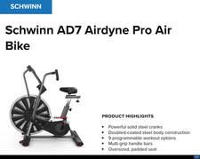 Schwinn ad7 aerodyne for sale  Birmingham