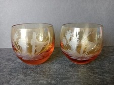 Pair bird etched for sale  RETFORD