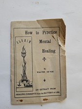 Como praticar a cura mental da bateria da vida útil Walter De Voe PEQUENO PANFLETO, usado comprar usado Como praticar a cura mental da bateria da vida útil Walter De Voe PEQUENO PANFLETO, usado comprar usado  Enviando para Brazil