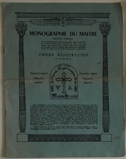 Ordre rosicrucien lot d'occasion  Garons