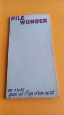Carnet publicitaire pile d'occasion  Valençay