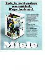 1974 advertisement miele d'occasion  Expédié en Belgium