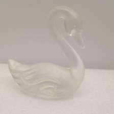 Frosted glass swan for sale  Slatington