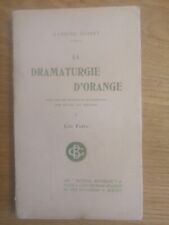 Dramaturgie orange gabriel d'occasion  Pézenas