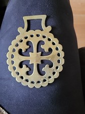 Brass horse medallion for sale  PULBOROUGH