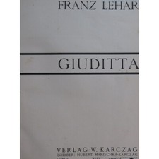 Lehar franz giuditta d'occasion  Blois