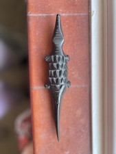 Carved wooden crocodile for sale  BASINGSTOKE