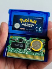 Usado, Pokemon Sapphire Genuíno Nintendo Game Boy Advance Nova Bateria PAL NDS GBA comprar usado  Enviando para Brazil