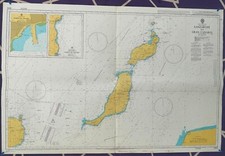 Ammiragliato 1870 North Atlantico Oceano Isole Canarias Lanzarote A Gran Mappa comprar usado  Enviando para Brazil