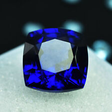 10 quilates piedra preciosa suelta azul de zafiro natural impecable corte cuadrado CERTIFICADO segunda mano  Embacar hacia Mexico