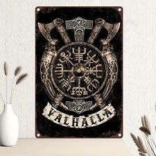 Blechschild wikinger valhalla gebraucht kaufen  Limbach-Oberfrohna