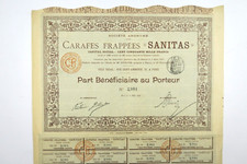 Societe dite carafes d'occasion  Paris XV