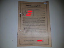 Kfz brief 1969 gebraucht kaufen  Wiesmoor