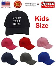 Boné de beisebol tamanho infantil bordado texto personalizado, chapéu ajustável texto personalizado comprar usado  Enviando para Brazil