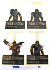 KISS PSYCHO CIRCO PESADELO CRIANÇA VIDEOGAME PLÁSTICO DISPLAY PROMOCIONAL CONJUNTO DE 4 comprar usado  Enviando para Brazil