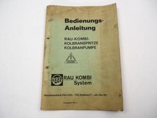 Rau kombi kolbranspritze gebraucht kaufen  Merseburg