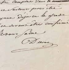 Michel duroc lettre d'occasion  Tours-