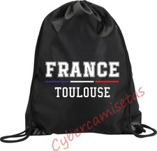 MOCHILA BOLSA SACO TOULOUSE BOLSO GIMNASIO BOLSA DEPORTE FRANCIA MODELO 1  comprar usado  Enviando para Brazil