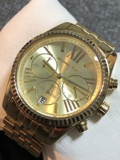 Relógio feminino Michael Kors MK5556 Lexington pulseira tom dourado cronógrafo analógico comprar usado Relógio feminino Michael Kors MK5556 Lexington pulseira tom dourado cronógrafo analógico comprar usado  Enviando para Brazil