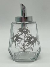 Vintage glass floral for sale  LEEDS