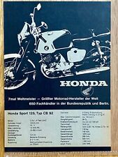 Honda sport 125 gebraucht kaufen  Aßlar