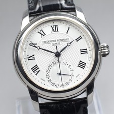 [Quase em perfeito estado] Frederique Constant FC-710X4H4 42mm relógio masculino mostrador prata data AT comprar usado  Enviando para Brazil