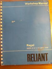 Manual reliant regal for sale  HULL
