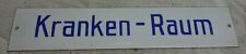 Altes emailschild luftschutz gebraucht kaufen  Ostrach