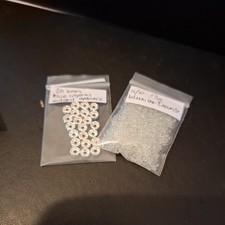 Beads 6mm blue for sale  DEREHAM