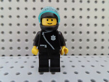 Lego figurka miasto policjant czarna kurtka motocyklowa czarny kask cop027 1895, używany na sprzedaż  Wysyłka do Poland