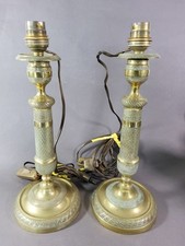 Paire bougeoirs anciens d'occasion  Fontenay-le-Fleury