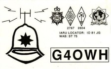 Usado, Capacete policial rádio amador cartão QSL Inglaterra G4OWH Kilmersdon banho somerset comprar usado  Enviando para Brazil