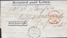 Postal history. returned for sale  SHERINGHAM
