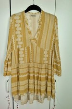 Sommerkleid 44 senfgelb gebraucht kaufen  Dresden