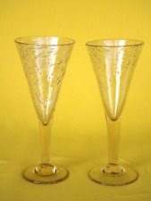Lot verres pieds d'occasion  Orange