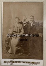Foto Carte De Visite Studio Fotografico MANENIZZA Famiglia 1900 Abiti Eleganti comprar usado  Enviando para Brazil
