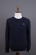 Suéter de malha Lacoste azul vivo 5% cashmere 95% algodão vintage tamanho 5 / G, usado comprar usado  Enviando para Brazil