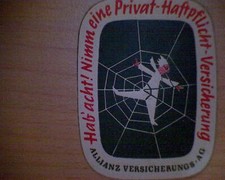 Reklamemarke allianz versicher gebraucht kaufen  Deutschland