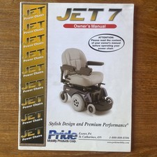 Cadeira elétrica JET 7 scooter mobilidade assistida roda manual do proprietário orgulho mobilidade comprar usado  Enviando para Brazil
