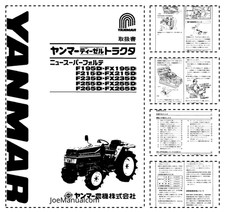 Tratores Yanmar F195 FX195 F215 FX215 F235 FX235 F255 FX255 F265 FX265 Operat... comprar usado  Enviando para Brazil