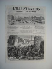 Gravure 1871. defense d'occasion  Laxou