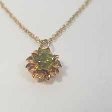 Goldtone flower pendant for sale  Loveland