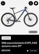 Rockrider expl 540 usato  Salerno