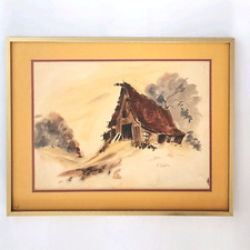 Watercolor painting signed for sale  Tucson