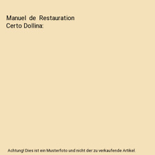 Manuel restauration certo gebraucht kaufen  Trebbin
