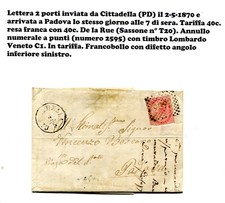 W12 lettera cittadella usato  Fontanellato