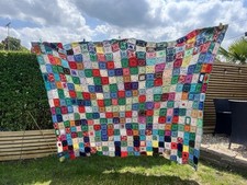 Handmade multicoloured crochet for sale  MACCLESFIELD